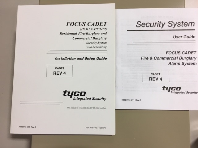 Tyco 472511P3 | Focus Cadet Residential Fire/Burglary and Commercial 
