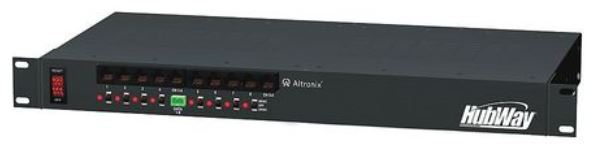 Altronix HUBWAY82CD | 8 Channel UTP Transceiver Hub, Rack Mount Kit 