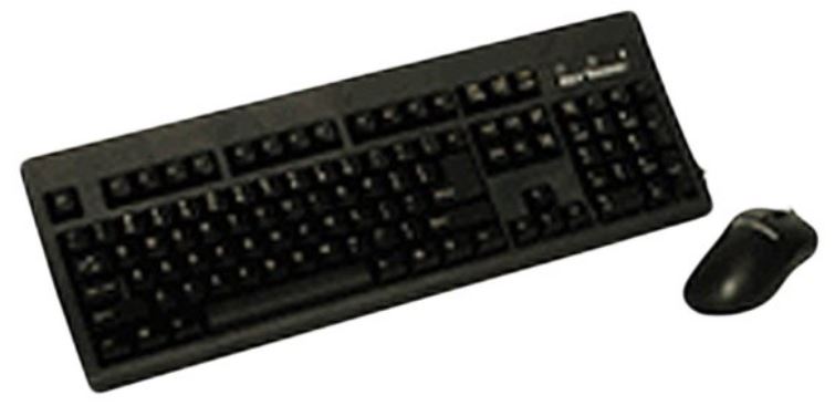 Key Tronic KT800P2M | 104-Key Keyboard and Optical 2 Button Wheel Mouse