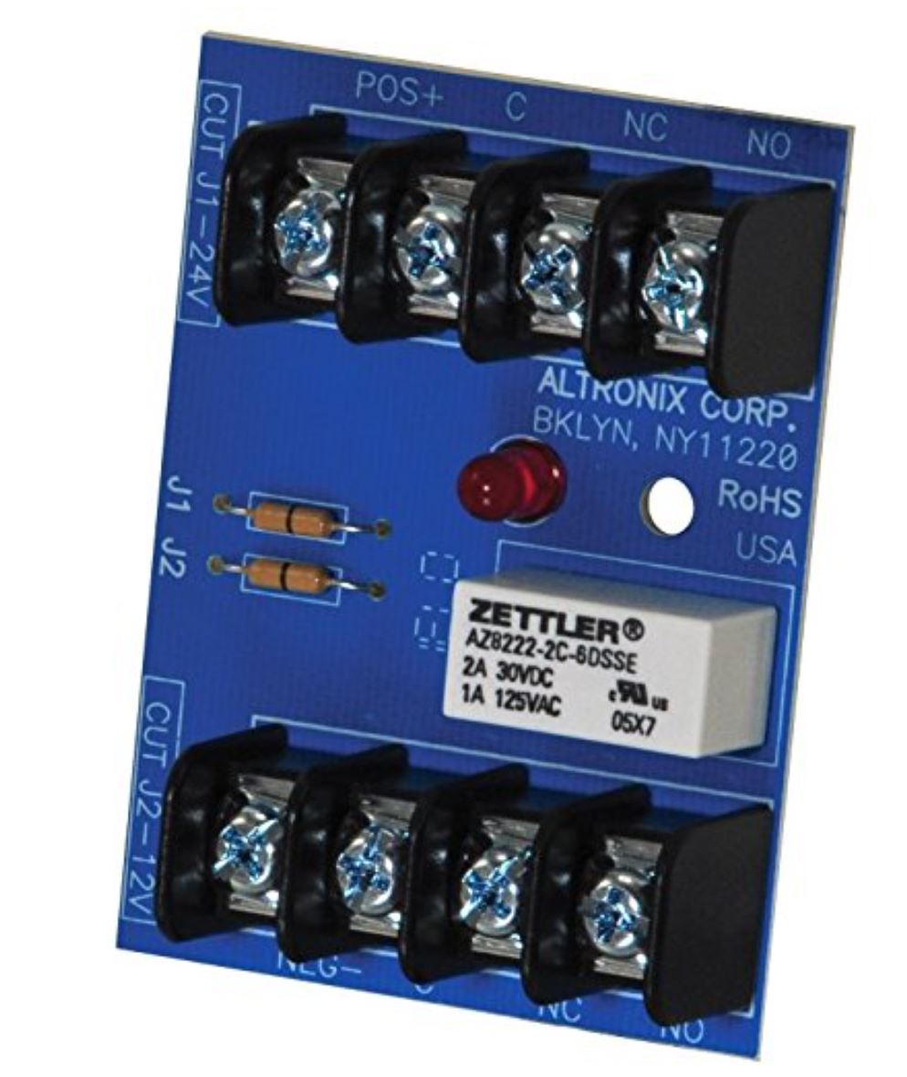 Altronix RBST | Relay Module - 6VDC, 12VDC or 24VDC operation - DPDT Contacts